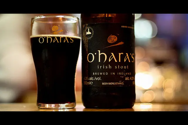 La cerveza O'Hara's es muy original y se produce desde el año 2000 en el condado de Carlow y, actualmente, solo está disponible en los bares locales.
