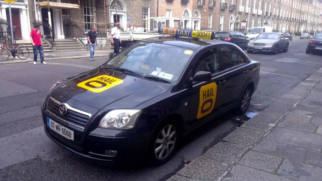 Taxi de Dublín.